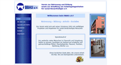 Desktop Screenshot of bbas-ev.de